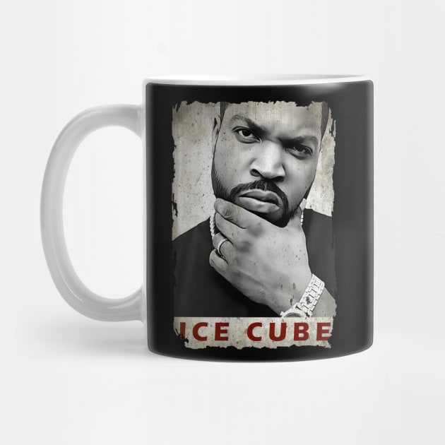 Vintage Portrait of Ice Cube by WHITE ANGEL STUDIO